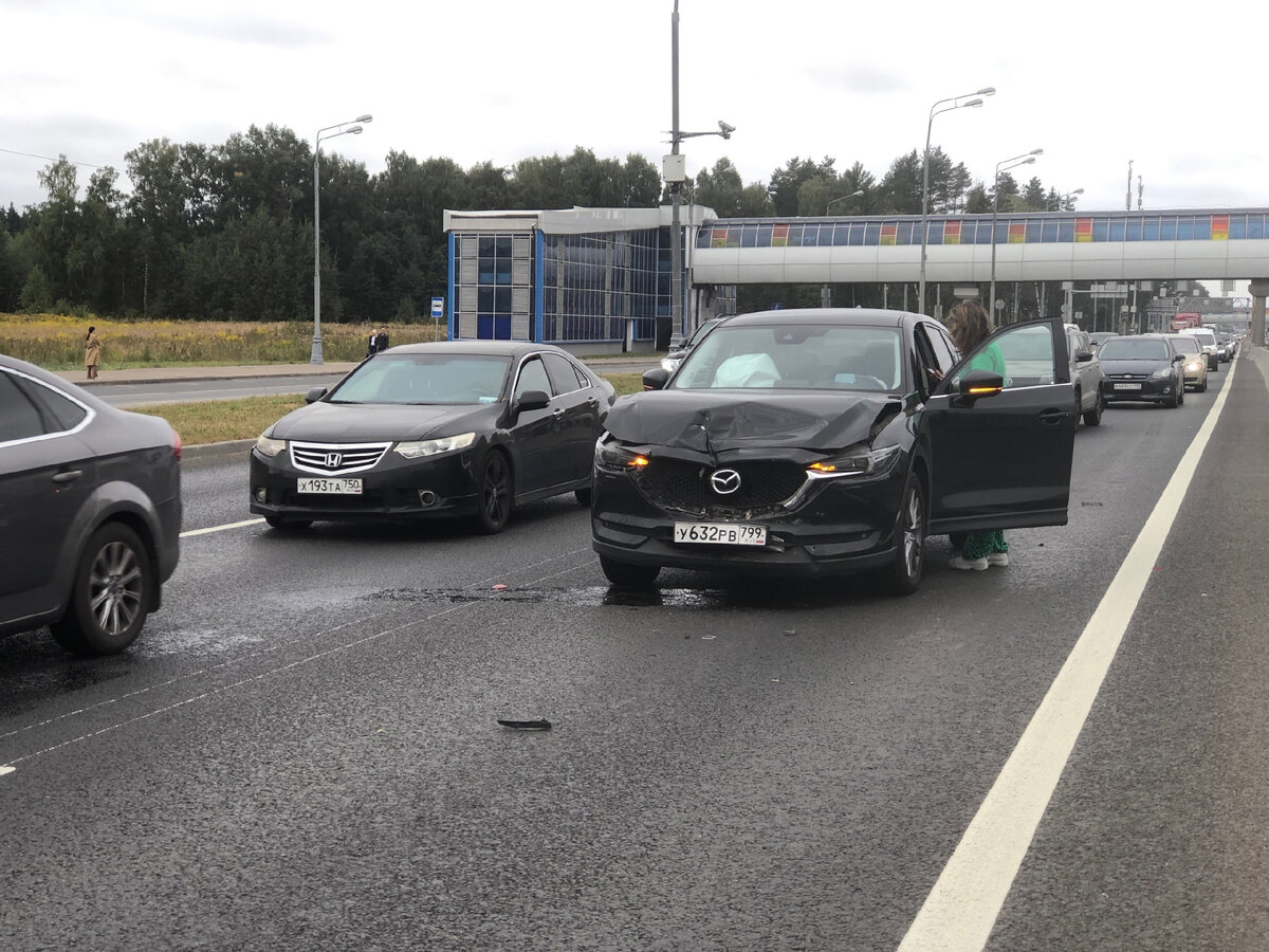 Сразу после аварии