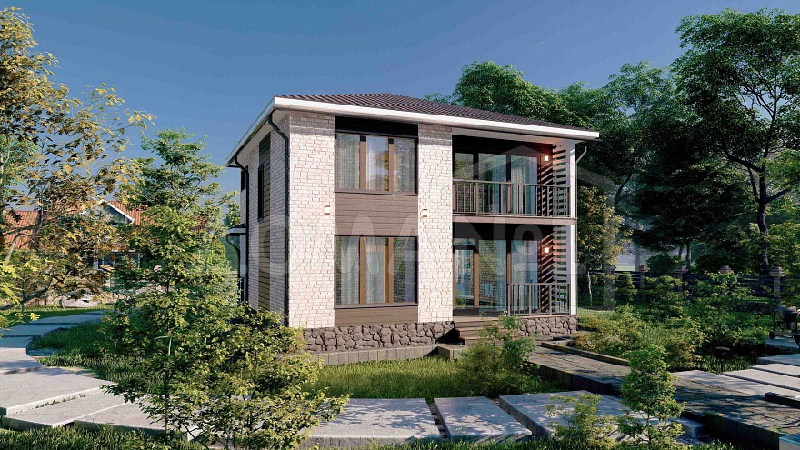 Проект дома «Ницца 9х9»