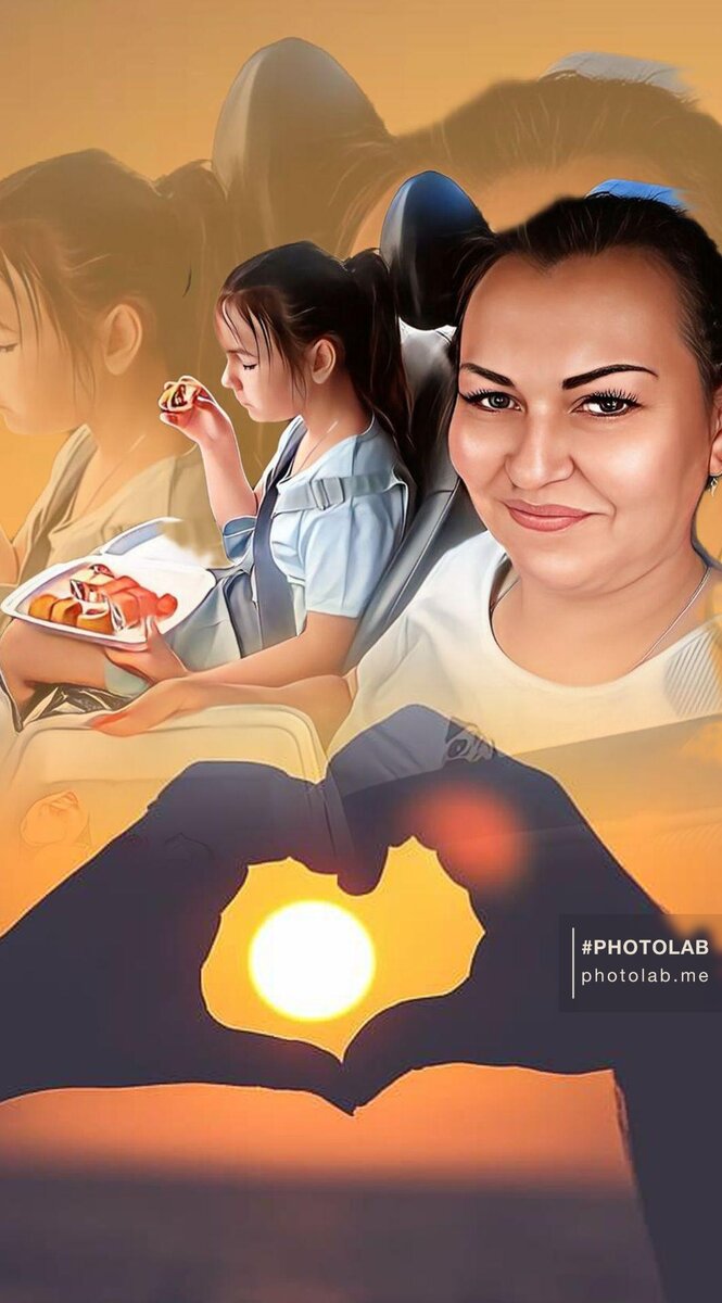 На фото мы, влюбленные в роллы и в жареную картошку