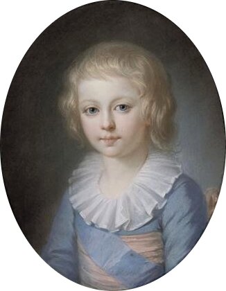 Дофин Луи-Шарль в возрасте 5 лет, Портрет 1790 года. 