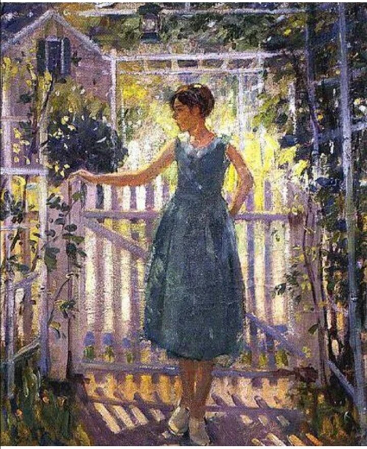 Паулин Палмер "В Америке", из интернета.