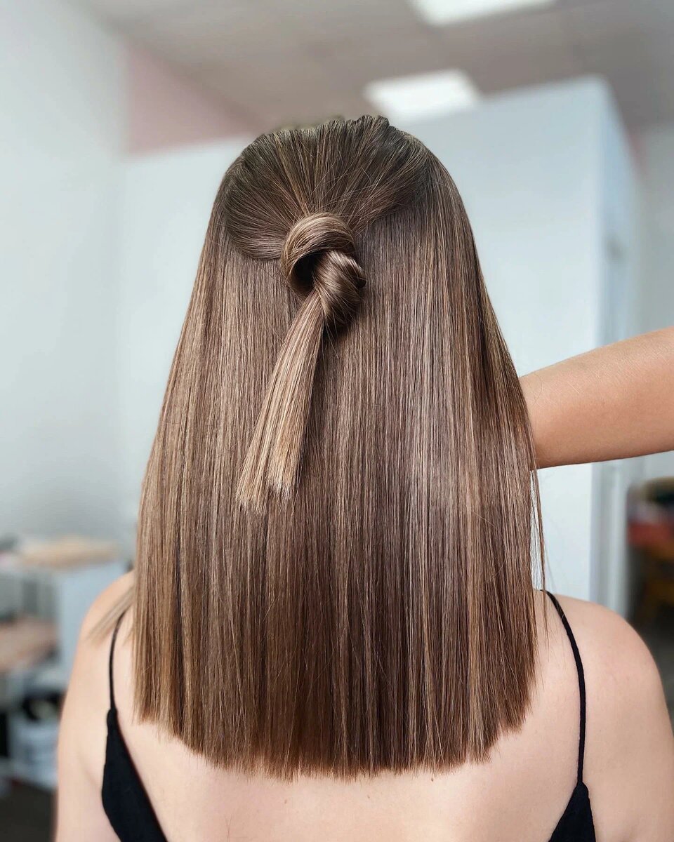 Работа стилиста Kosa Colour Studio в технике "Поцелуй солнца".