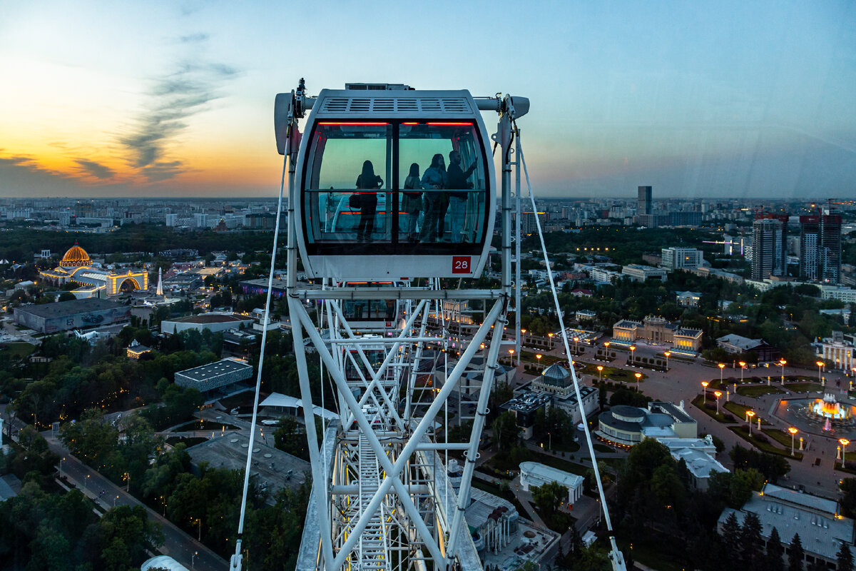 Москва как на ладони с высоты птичьего полета