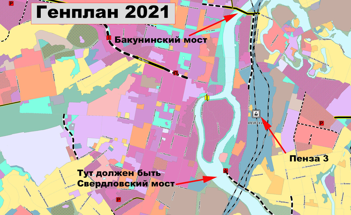 Глава 39 Что ждет микрорайон Пенза–3 | Генеральный план Пензы для Пензы |  Дзен