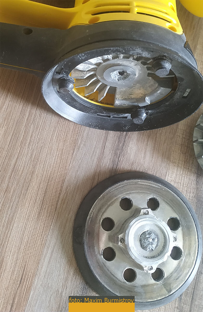 Деталь сломалась без возможности восстановления.