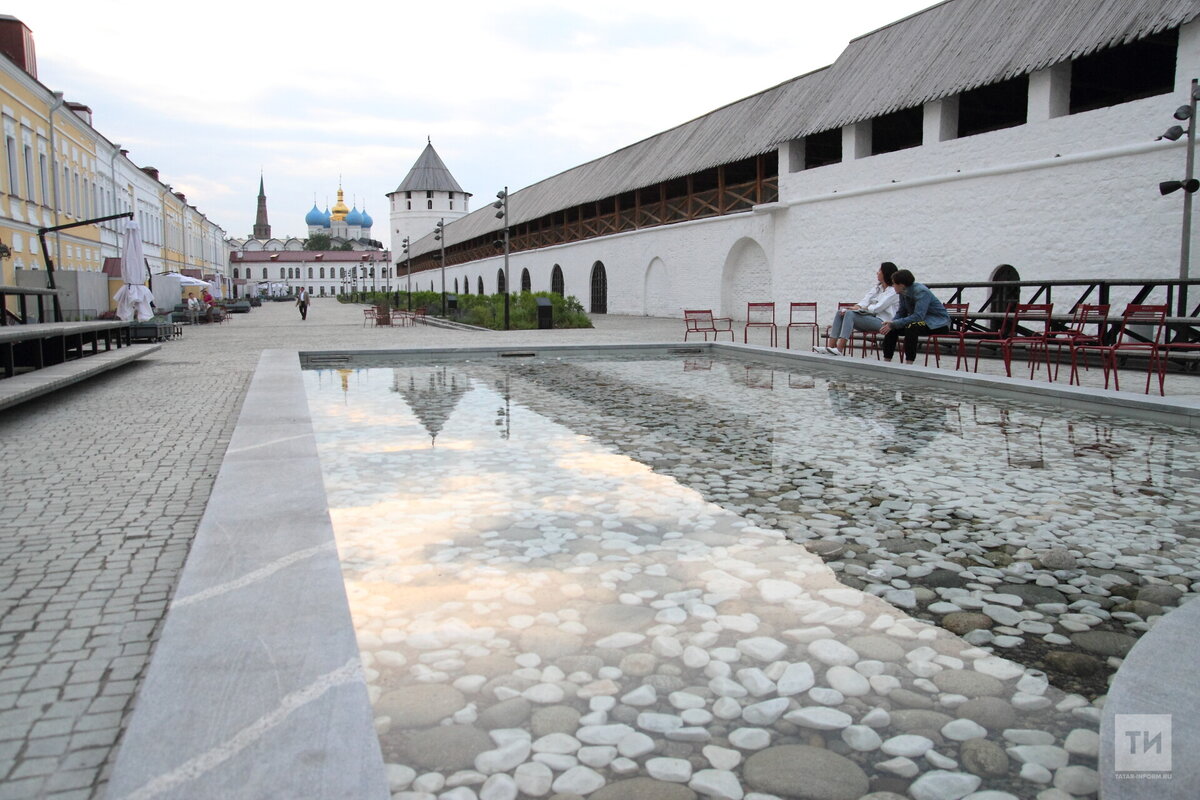 Двор здания Присутственных мест в Казанском Кремле получил новую жизнь. Фото: © Михаил Захаров / «Татар-информ»