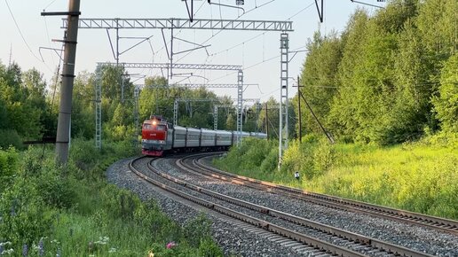 Поезда под «Чехами» на Москву и ЭП3Д на Киров. Линия Котельнич - Нижний Новгород