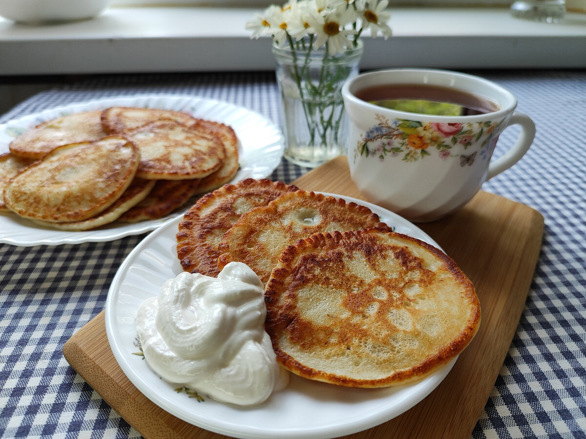 Блины из прокисшего молока