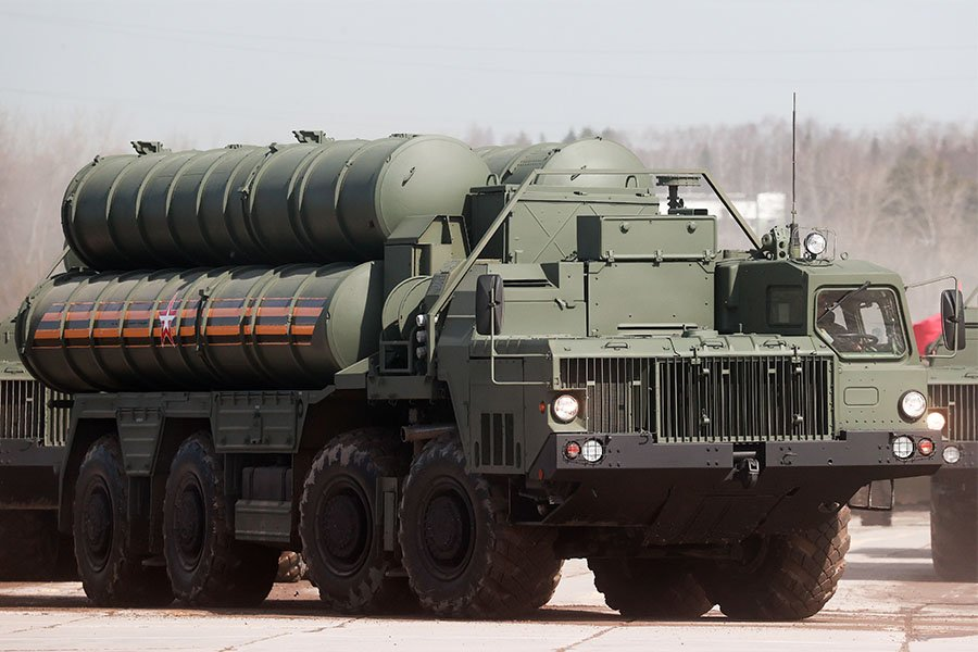 Зенитная ракетная система С-400 "Триумф" на полигоне Алабино - Фото: Сергей Фадеичев/ТАСС