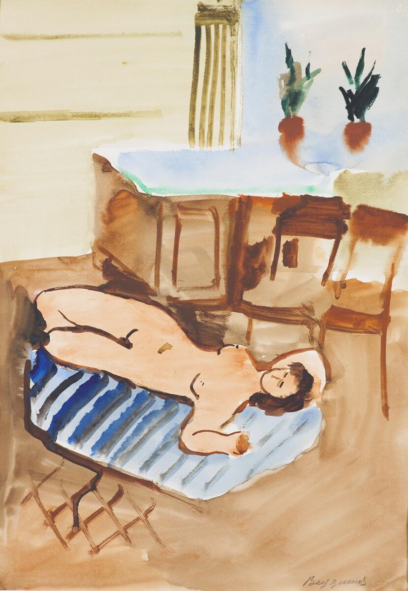 Александр Ведерников. Обнаженная. 1930-е