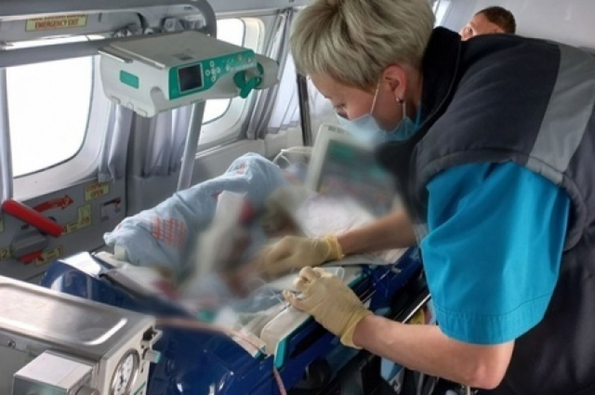    Пострадавшего в ДТП ребёнка санавиация доставила в больницу Улан-Удэ