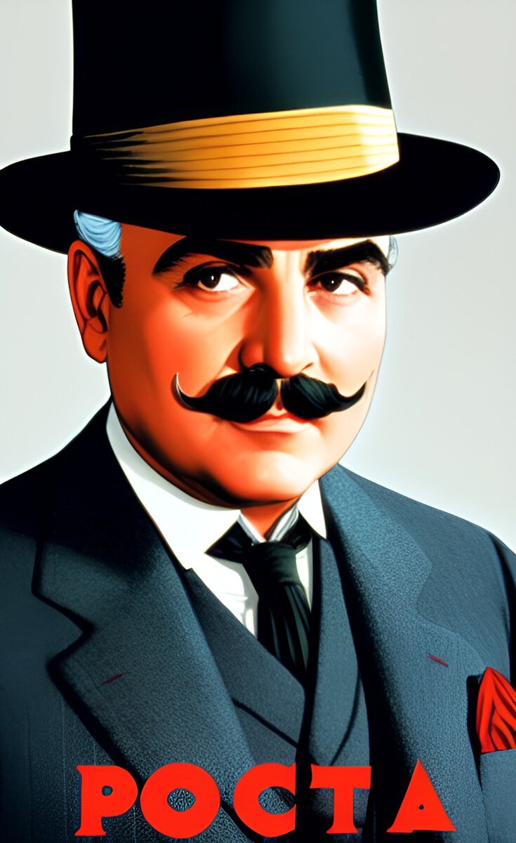 Эркюль Пуаро (нейросеть https://dream.ai/create)