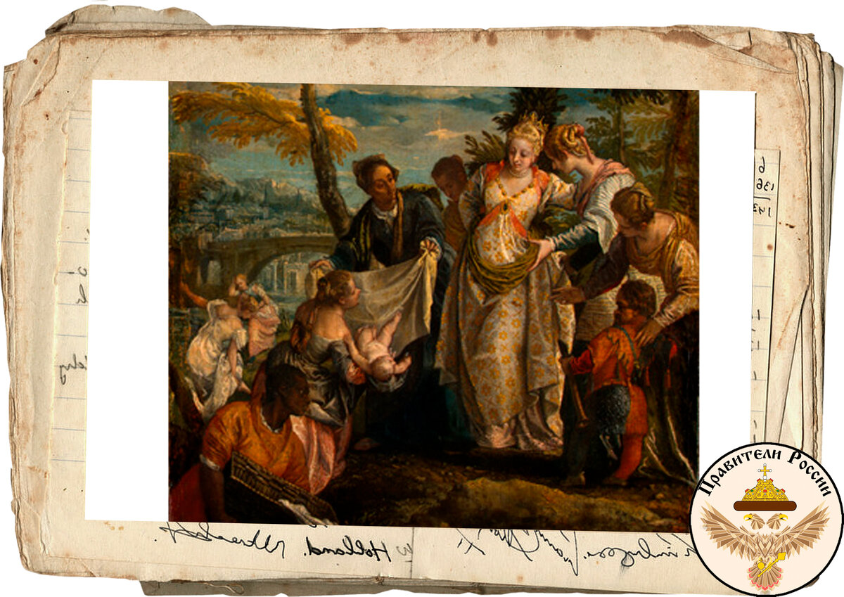 Проданная картина Худ. Веронезе "Обнаружение Моисея"