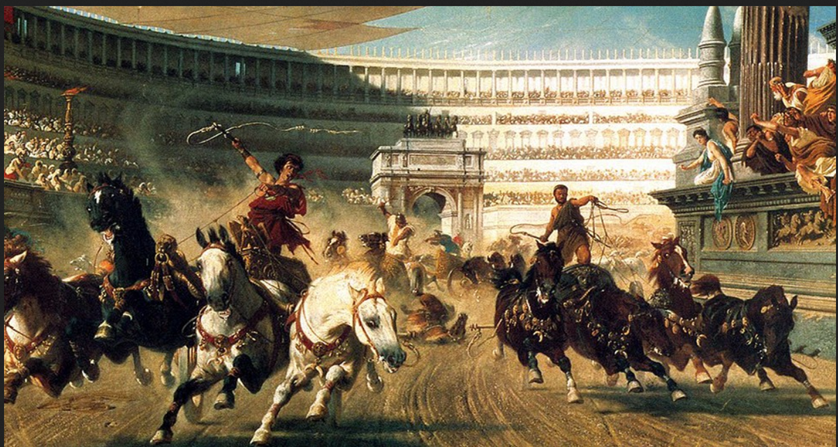 Александер фон Вагнер. "Гонки на колесницах в цирке Максимус"