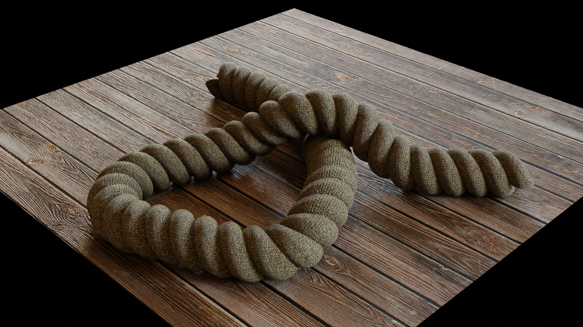 Простой пример веревки