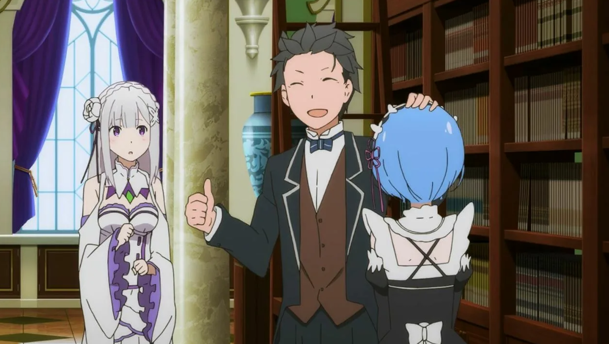 Ре зеро альтернативная история. Субару резеро. Re:Zero. Жизнь с нуля в альтернативном мире.