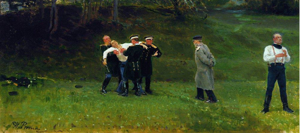 И.Е.Репин. Дуэль. 1897