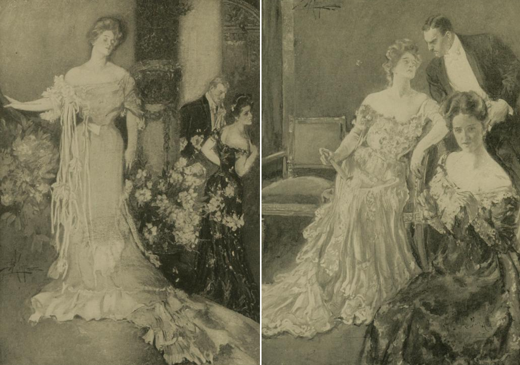 Иллюстрации к роману "Обитель радости", Альбер Бек Уэнзелл, 1905. (сс) Wikimedia Commons