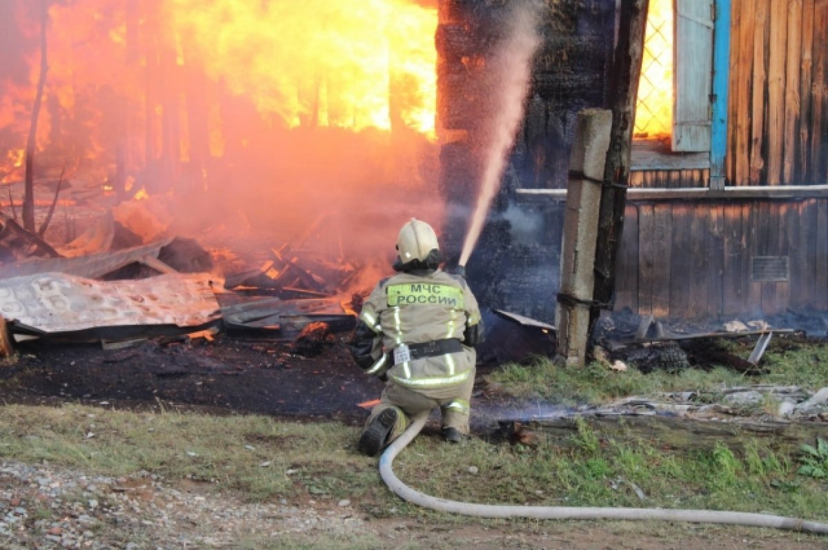    Пожар в эвакуированном селе Шайдуриха локализован
