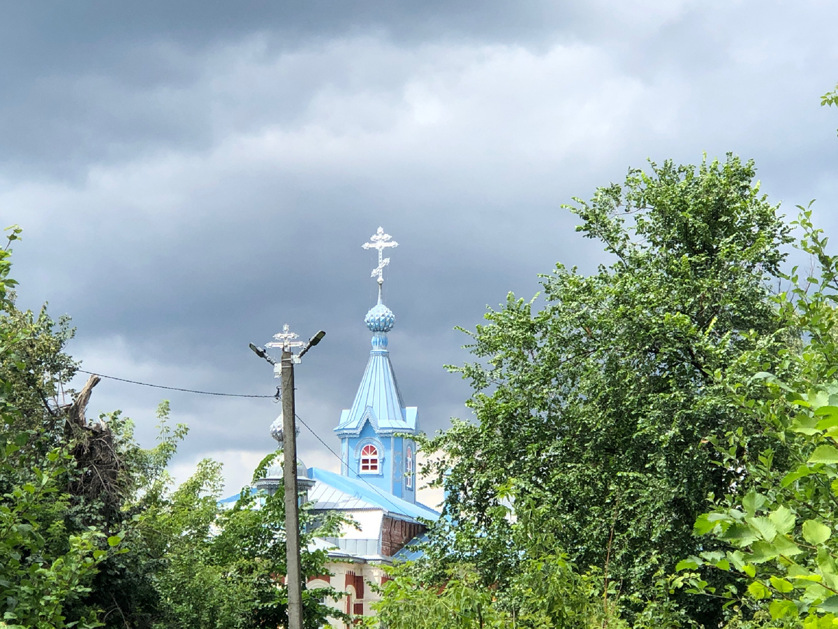 Вид на церковь Екатерины великомученицы. 