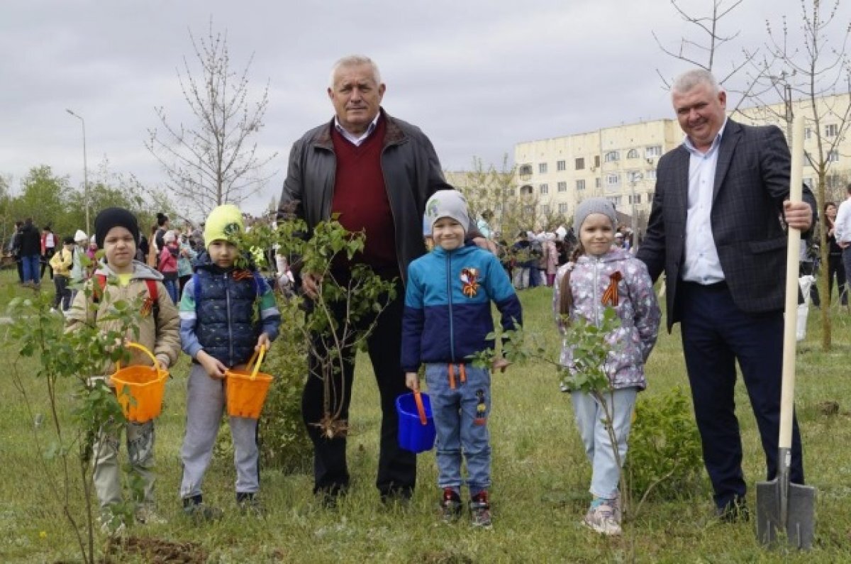    Энергетики приняли участие в акции «Сирень Победы» в городе Будённовске