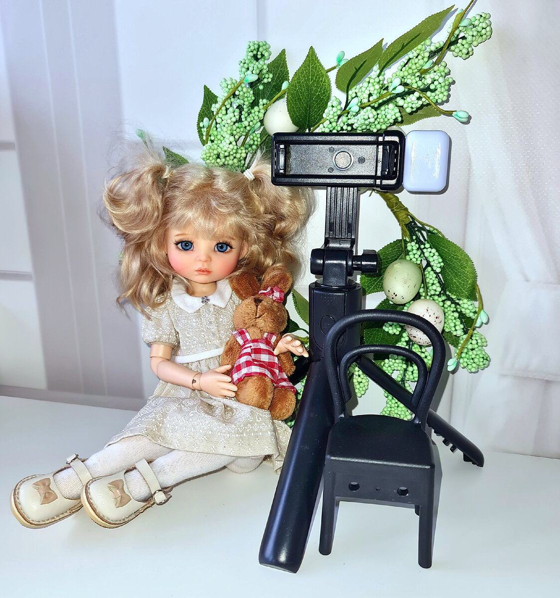 Варежка в ожидании фотосессии. 