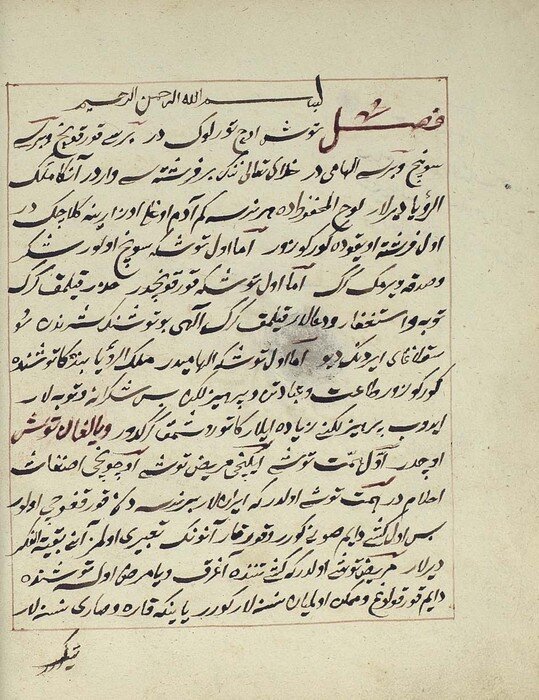 Рукописное "Табир-наме"из библиотеки московских имамов Агеевых, 1839 г.  Интересно, что пометки на этой книге были сделаны еще и в 1891 г. Фото: https://rarebook.mgimo.ru 