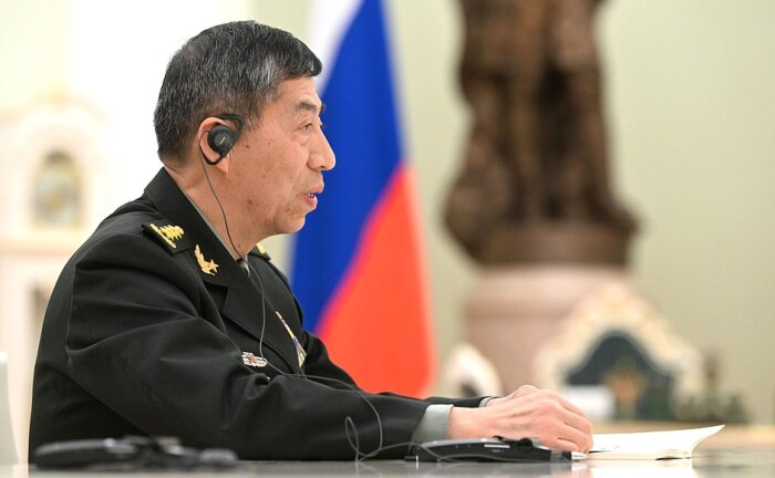 Фото: сайт президента России. Генерал-полковник Ли Шанфу, министр обороны КНР 