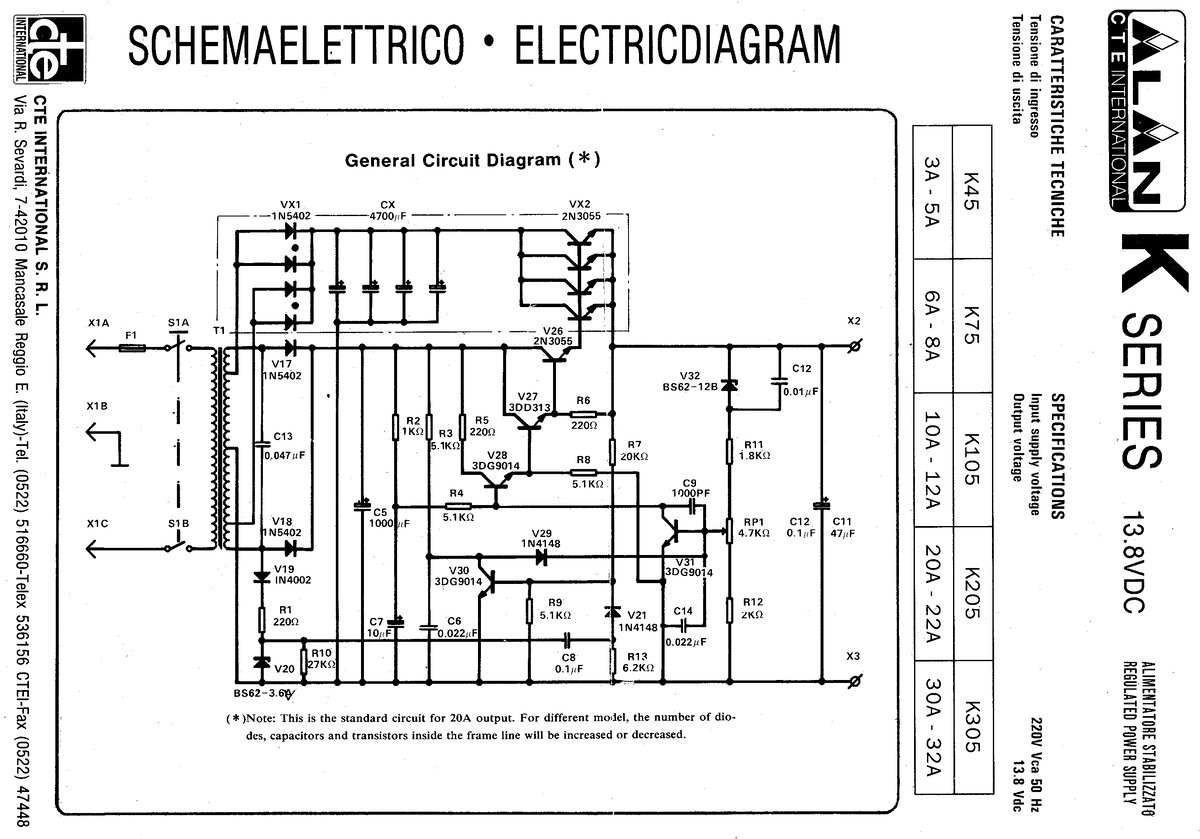 Схема блока питания alinco dm 112