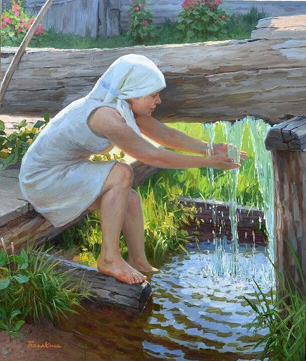Художник Евгений Балакшин, "Июль"