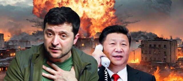 В отличие от Джо Байена Владимиру Зеленскому удалось таки дозвониться до Си Цзиньпина. 