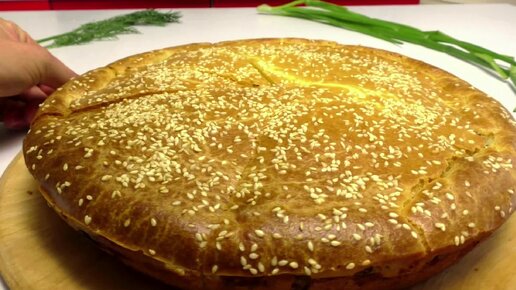 Пирог заливной с капустой и грибами