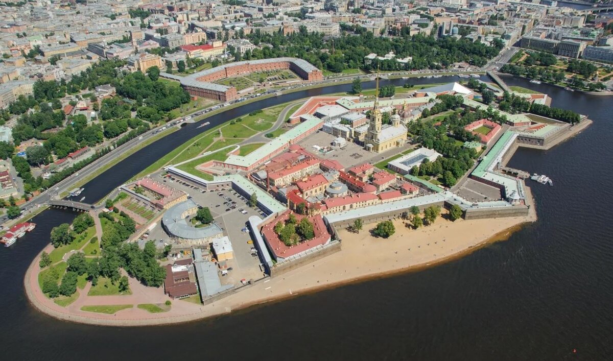 Заячий остров с высоты птичьего полета