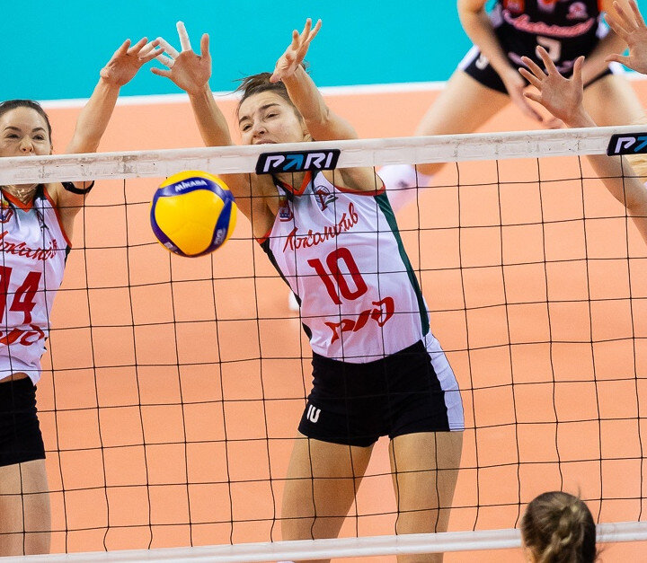 Екатерина Евдокимова (Локомотив, №10) установила 8 рекордов тура - по выполнению подачи и блока