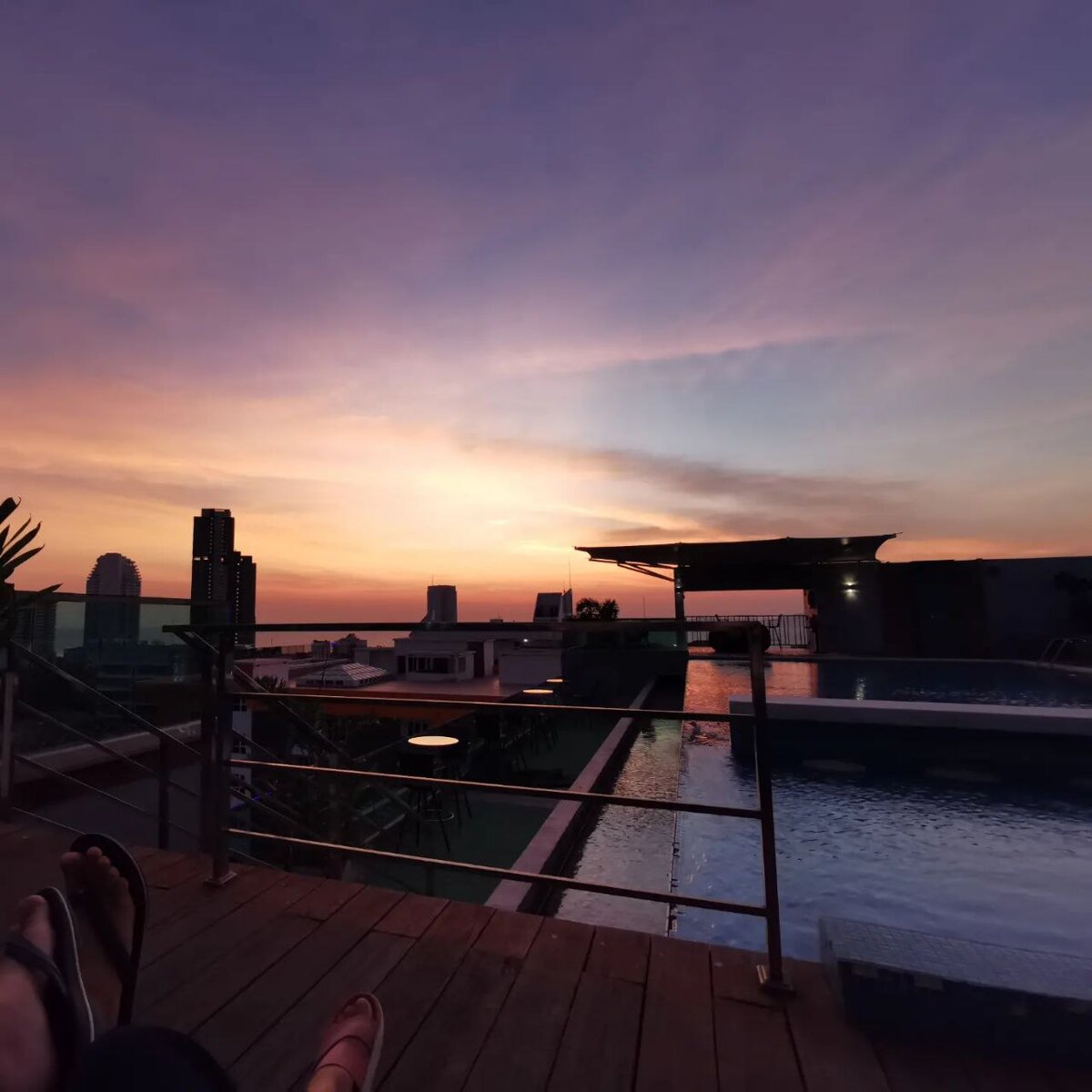 Закат в Таиланде