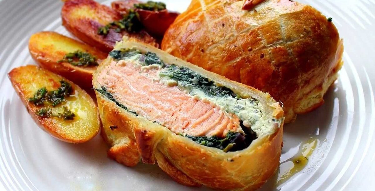 Вкусный Веллингтон с Сливочным Сыром, чтобы Приятнее Читалось!!!