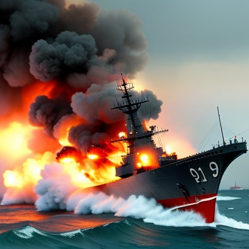 Корабль крушение