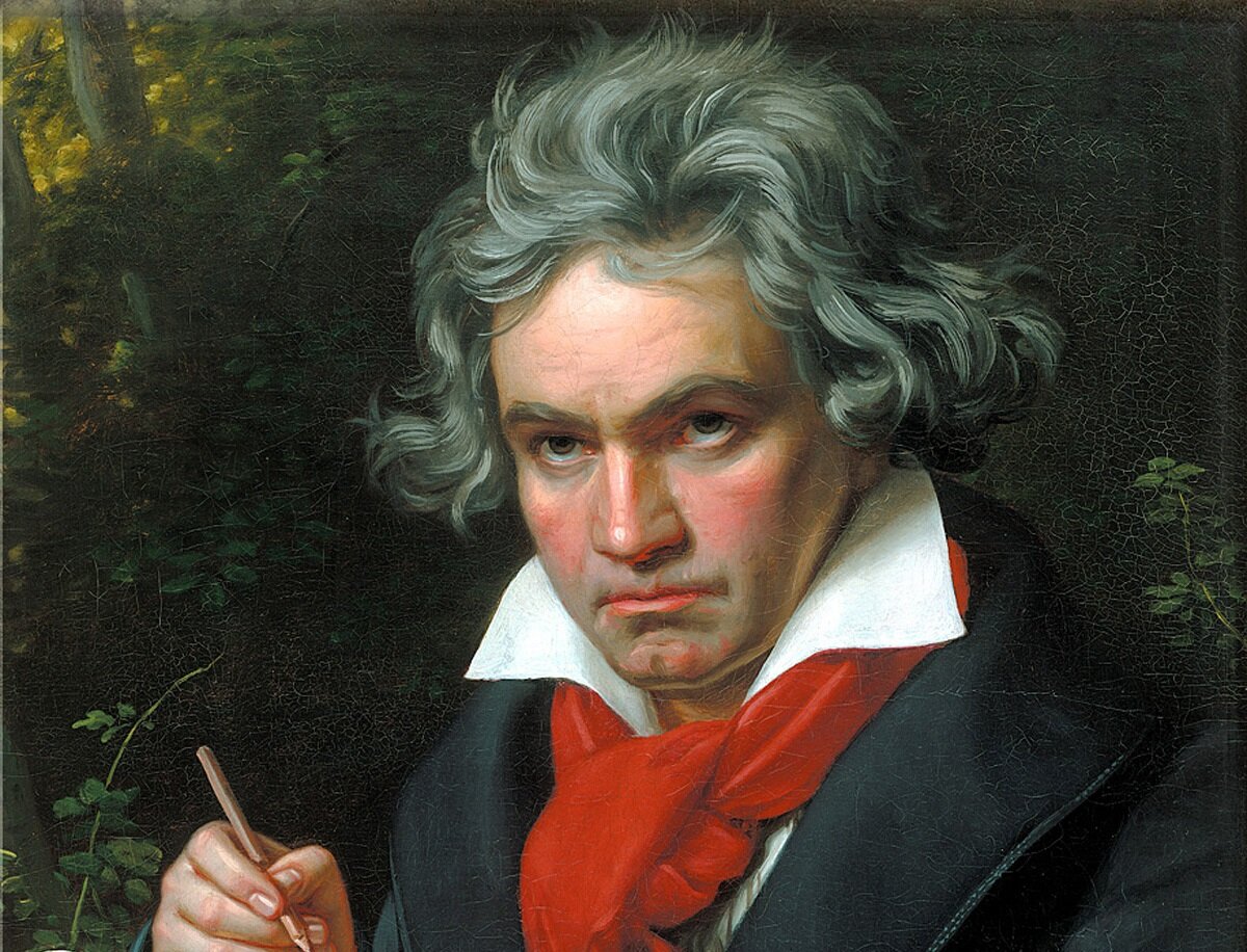 Лю́двиг ван Бетхо́вен (1770 - 1827 гг.) — немецкий композитор, пианист и дирижёр, последний представитель «венской классической школы».