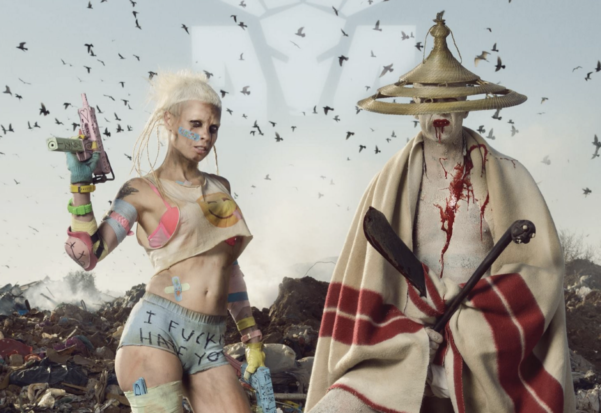 Группа die antwoord. Йоланди Фиссер Banana Brain. Mount Ninji and da nice time Kid die antwoord.