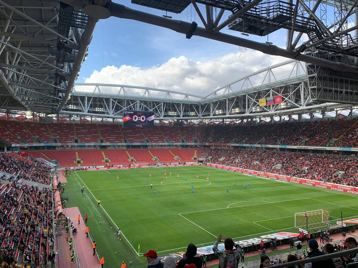 15.05.2022. "Спартак" - "Зенит" 1:1. Последний помещённый мною матч до введения FanID. 