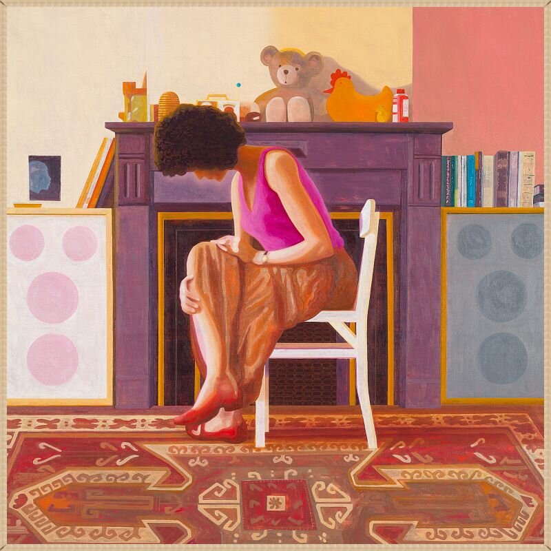 © Ханс Вандекеркхове (Hans Vandekerckhove). Кристина-4. (из цикла «Кристина»). 190х190 см. 2017