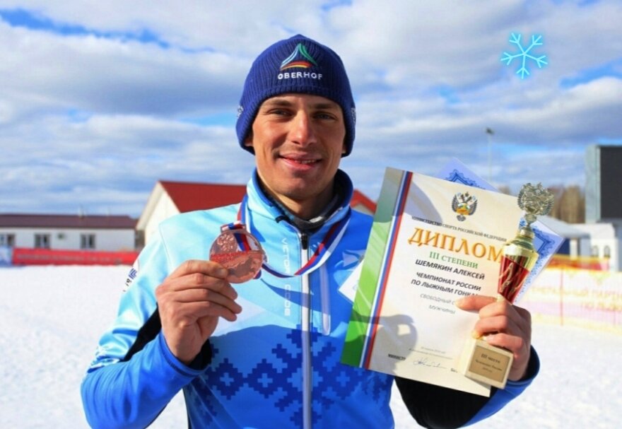 Алексей с бронзой ЧР🥉 на 15 км