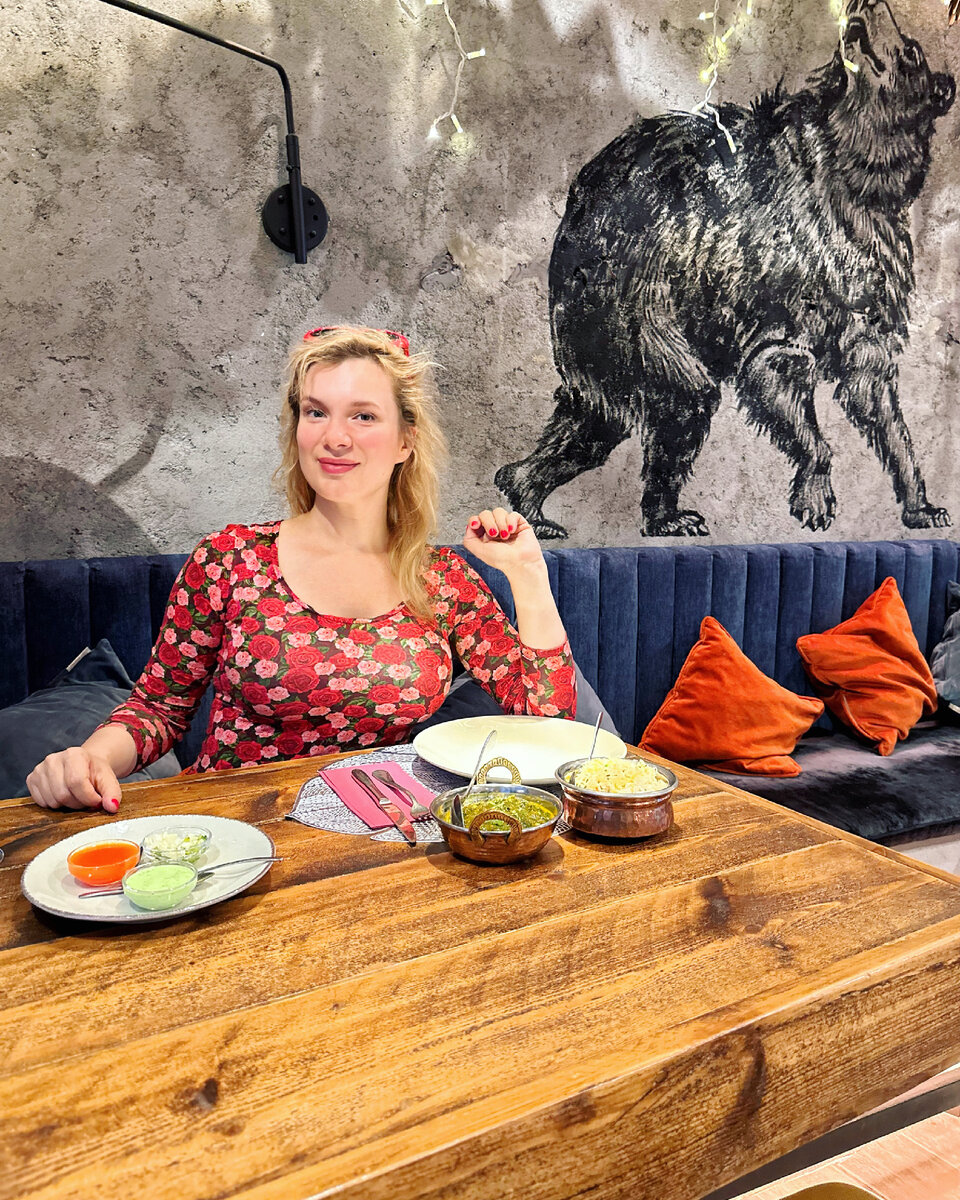 Палак панир и зира райс. Обожаю