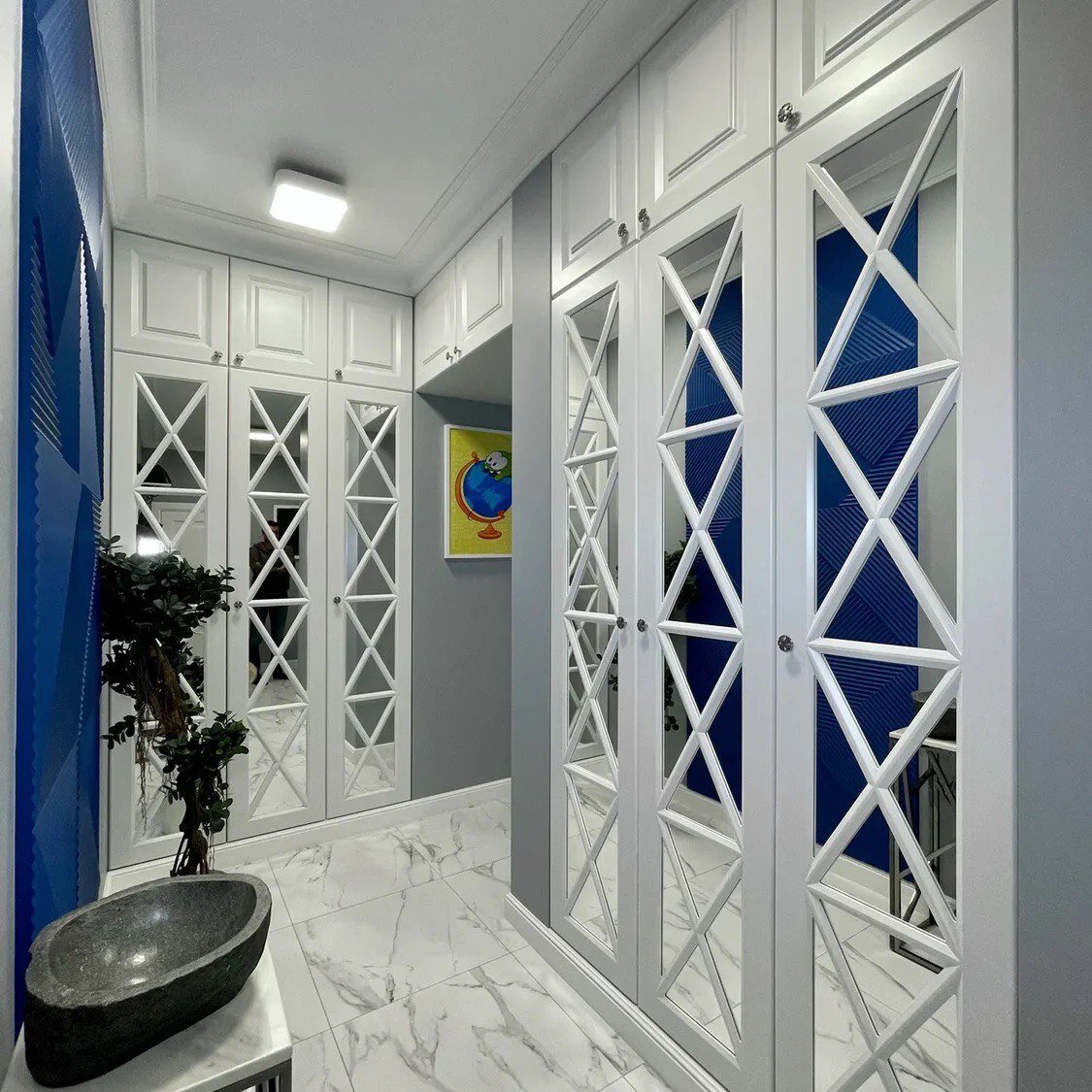 Коридор, завершили объект в 2021 году, 80 м²