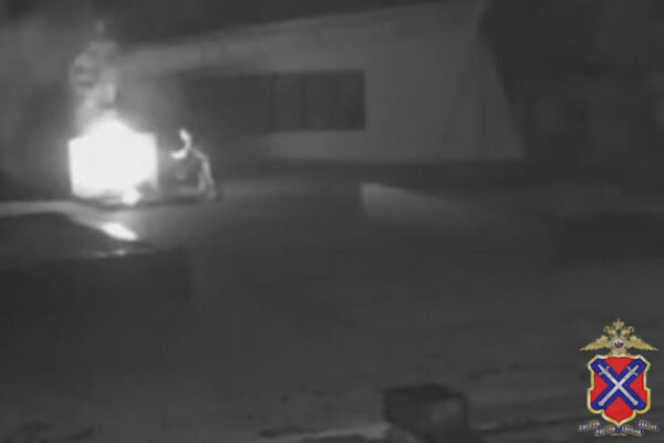    Скриншот с камеры видеонаблюдения