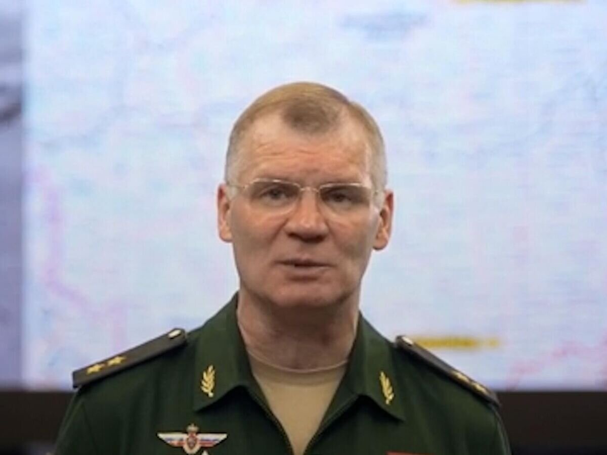    Конашенков: "Нанесены групповые удары по центральным пунктам принятия решений"© Министерство обороны РФ