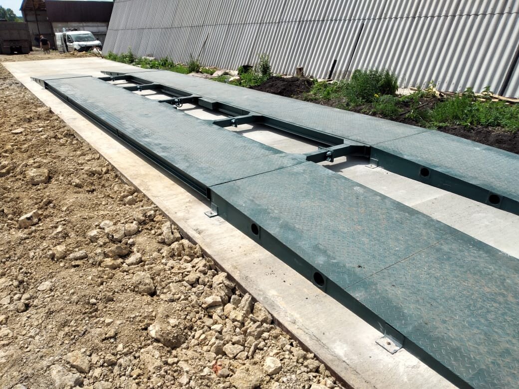 автомобильные весы с пандусом