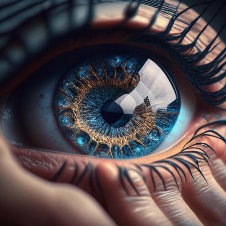 Мы с Кандинским пока не очень друг-друга понимаем, это он так изобразил координацию "рука-глаз".