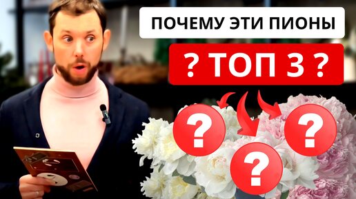 ТОП-3 ПИОНА! Какие пионы самые нежные, самые красивые и самые продаваемые?