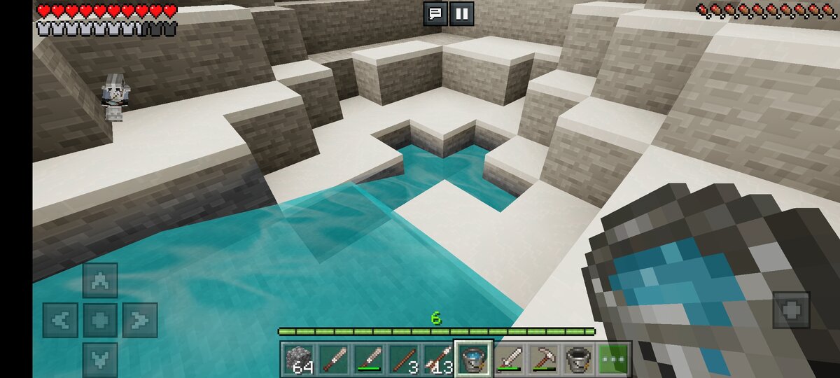 Лужа в форме креста